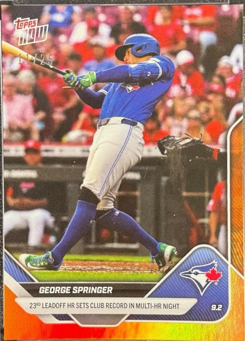 George Springer [Orange Foil] #648