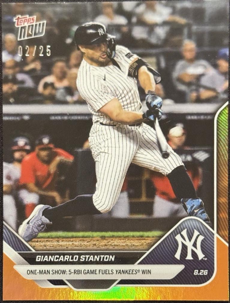 Giancarlo Stanton [Orange Foil] #613