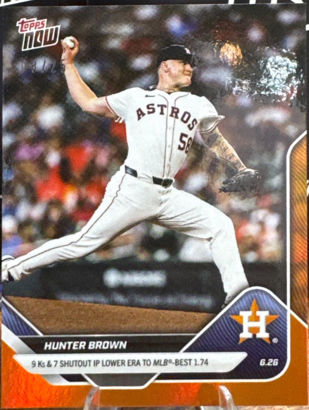 Hunter Brown [Orange Foil] #352