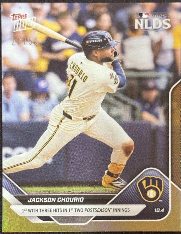 Jackson Chourio [Gold Foil] #818