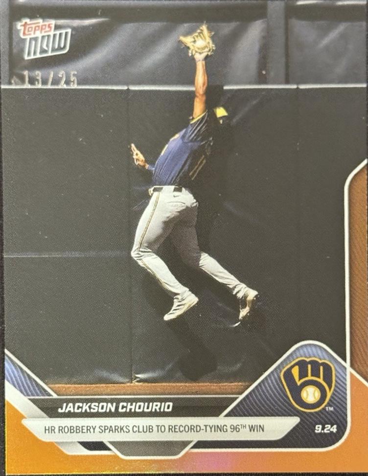 Jackson Chourio [Orange Foil] #759