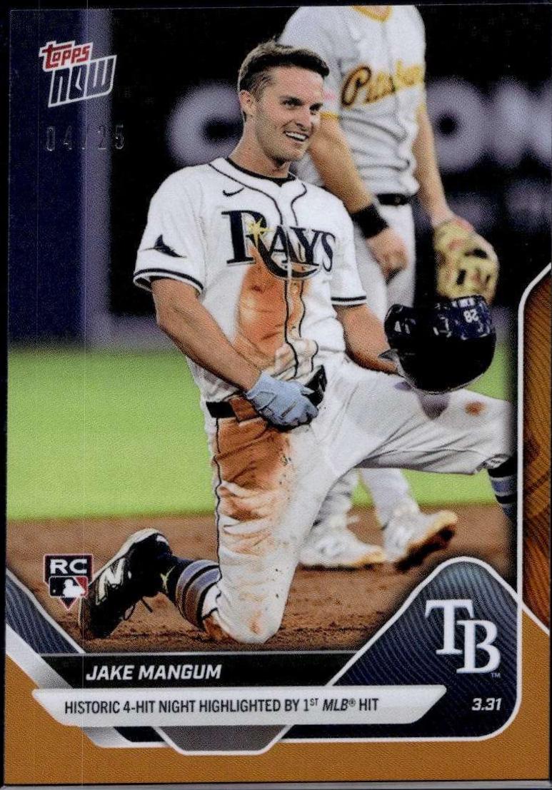 Jake Mangum [Black Foil] #25