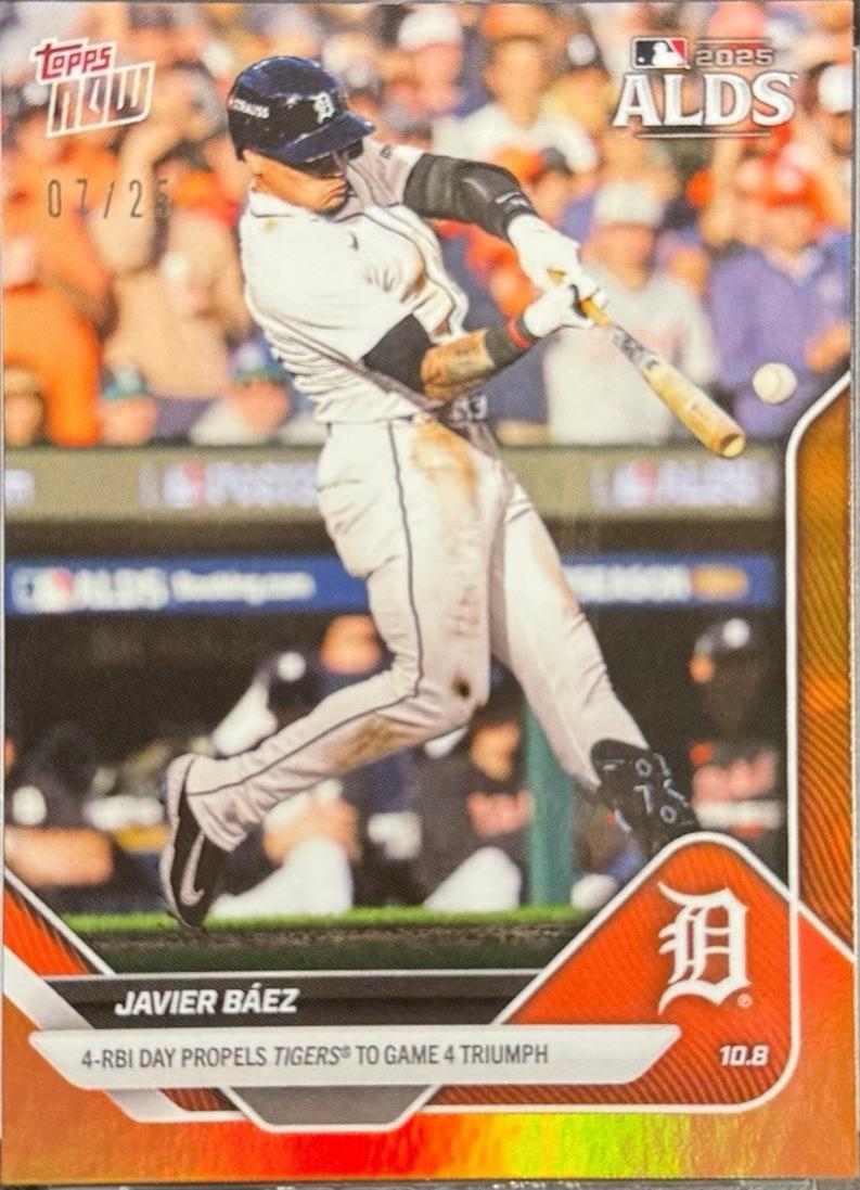Javier Baez [Orange Foil] #841