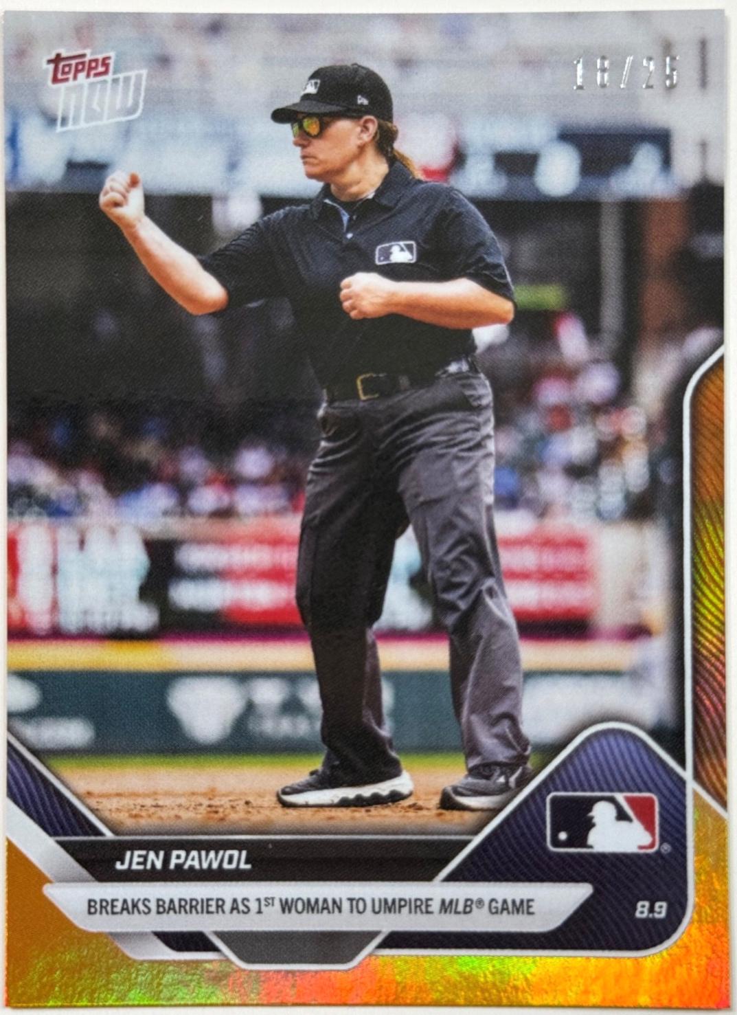 Jen Pawol [Orange Foil] #MLBJP
