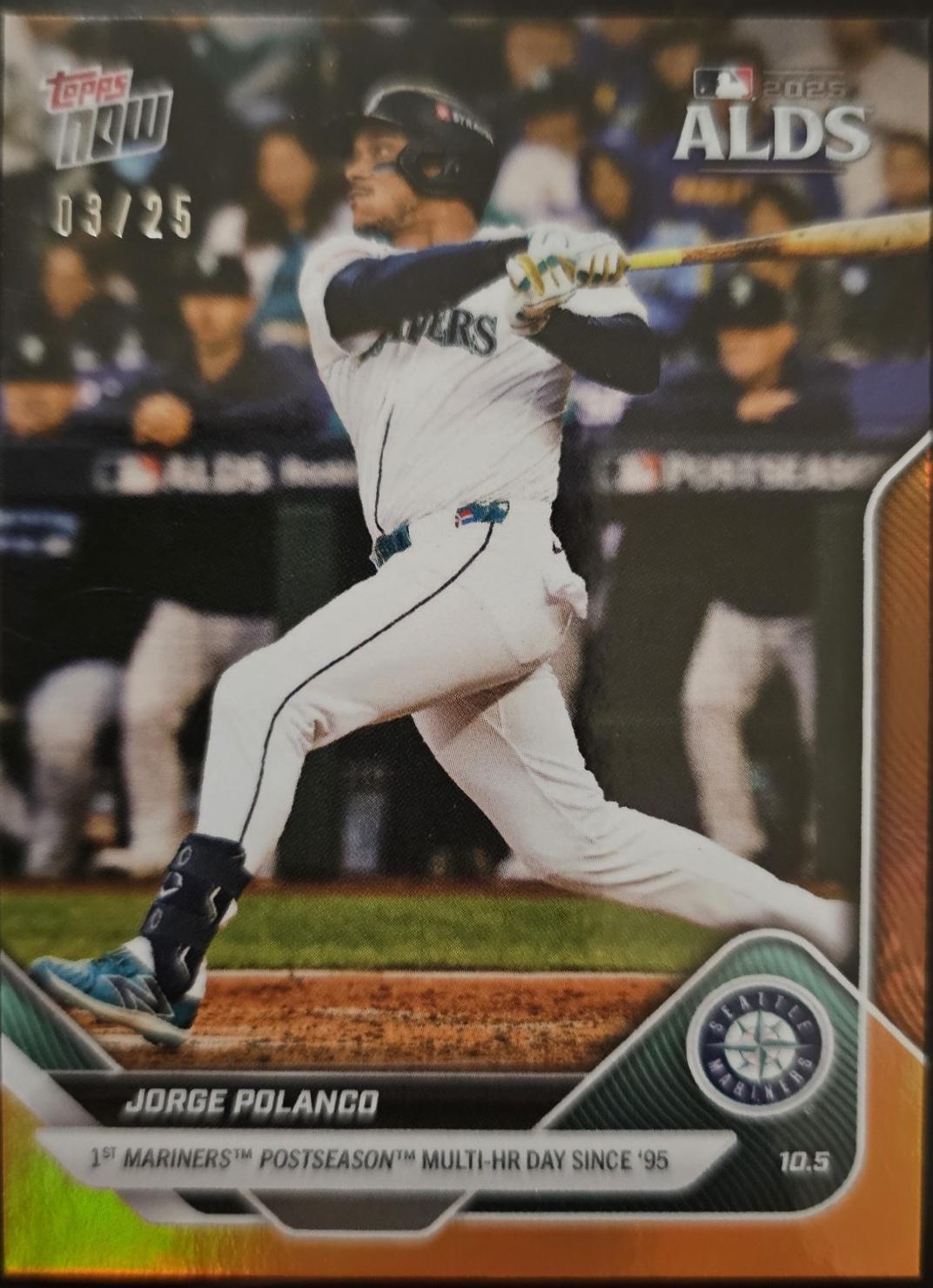 Jorge Polanco [Orange Foil] #829