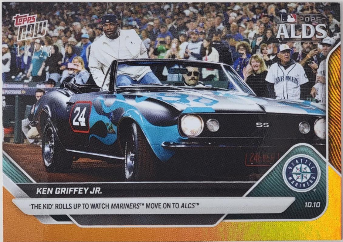 Ken Griffey Jr [Orange Foil] #850