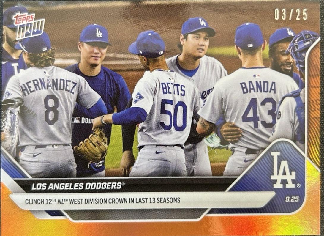 Los Angeles Dodgers [Orange Foil] #770