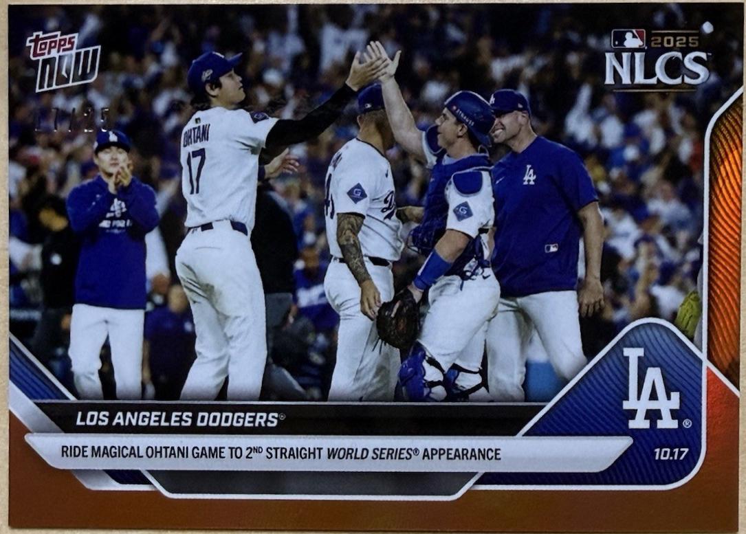 Los Angeles Dodgers [Orange Foil] #883
