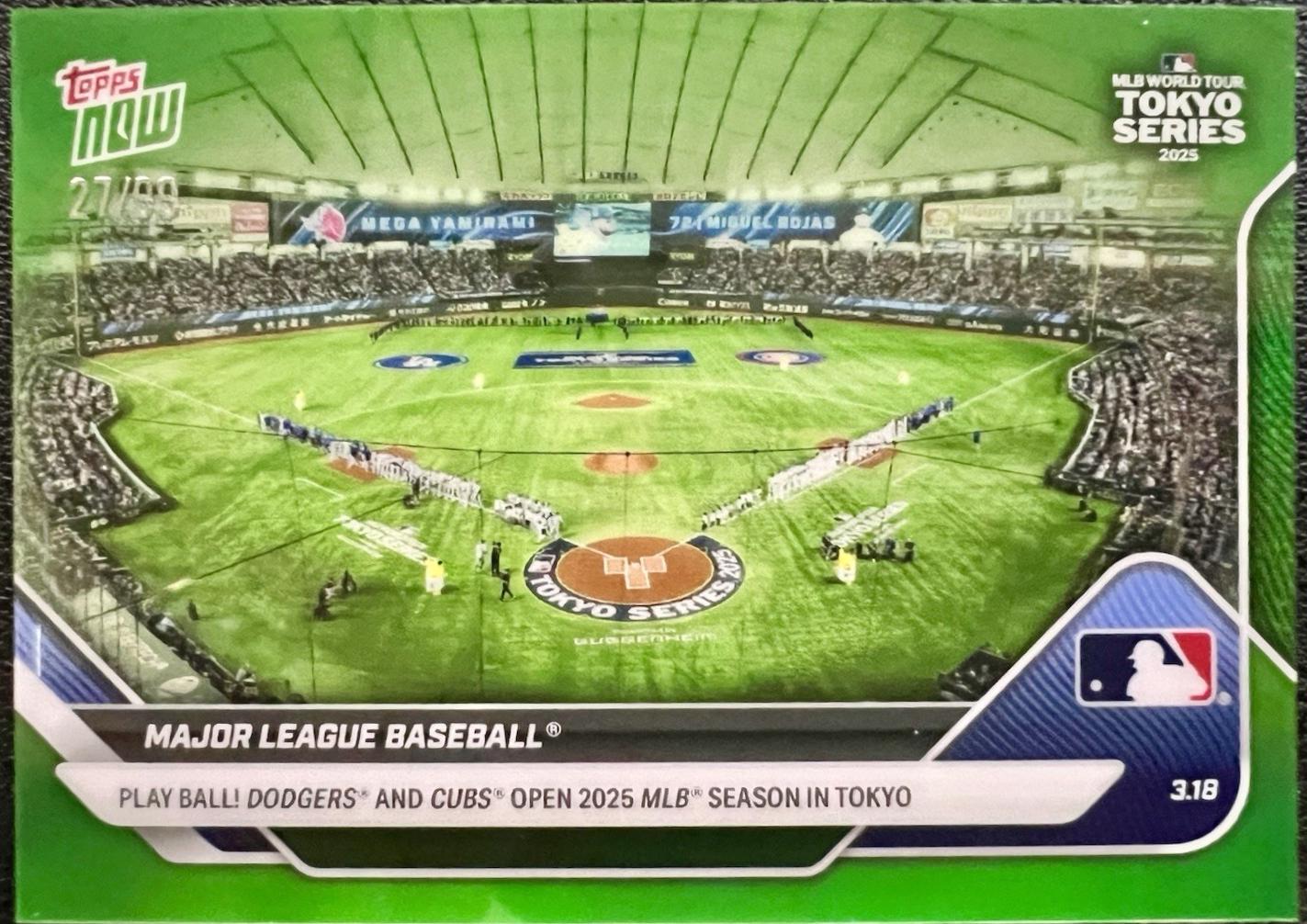 Major League Baseball [Green Chrome] #1