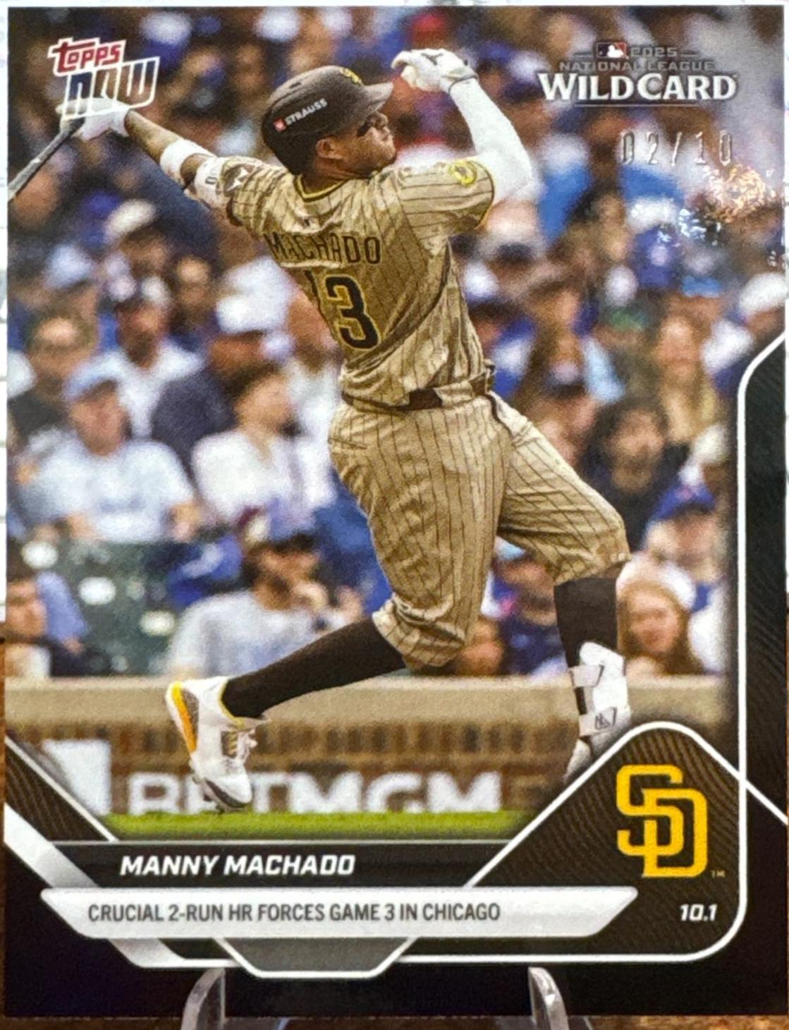 Manny Machado [Black Foil] #806