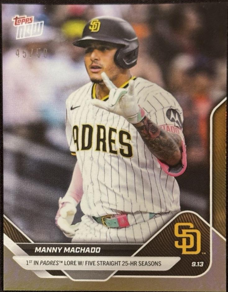 Manny Machado [Gold Foil] #709