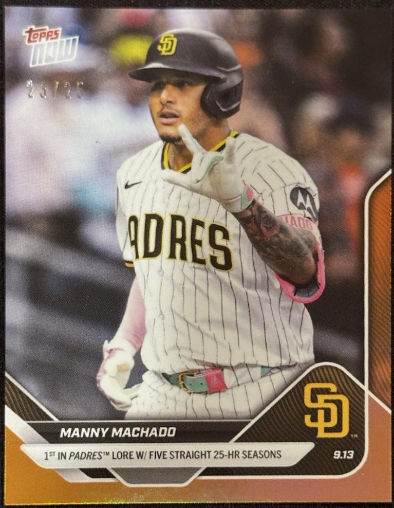 Manny Machado [Orange Foil] #709