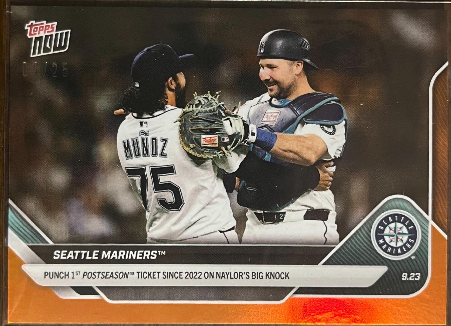 Seattle Mariners [Orange Foil] #754