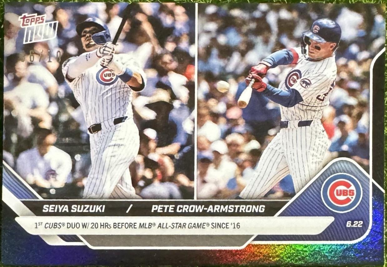 Seiya Suzuki / Pete-Crow Armstrong [Black Foil] #336