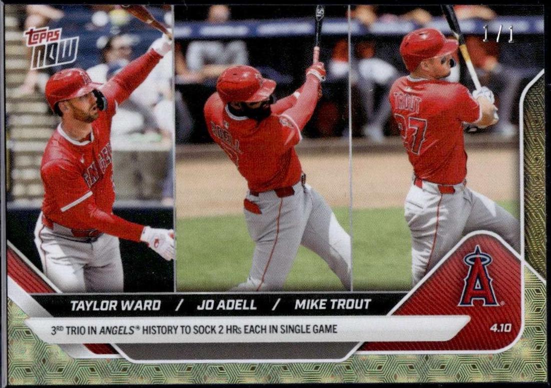 Taylor Ward / Jo Adell / Mike Trout [FoilFractor] #55