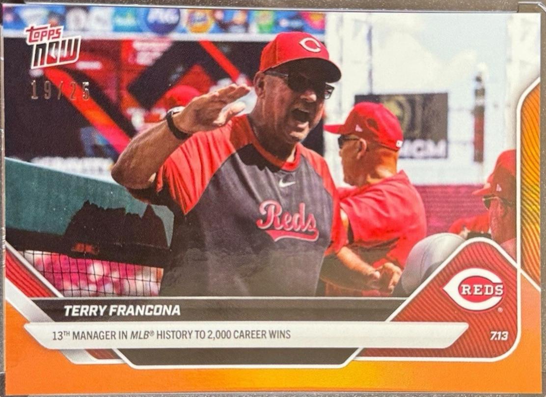 Terry Francona [Orange Foil] #425