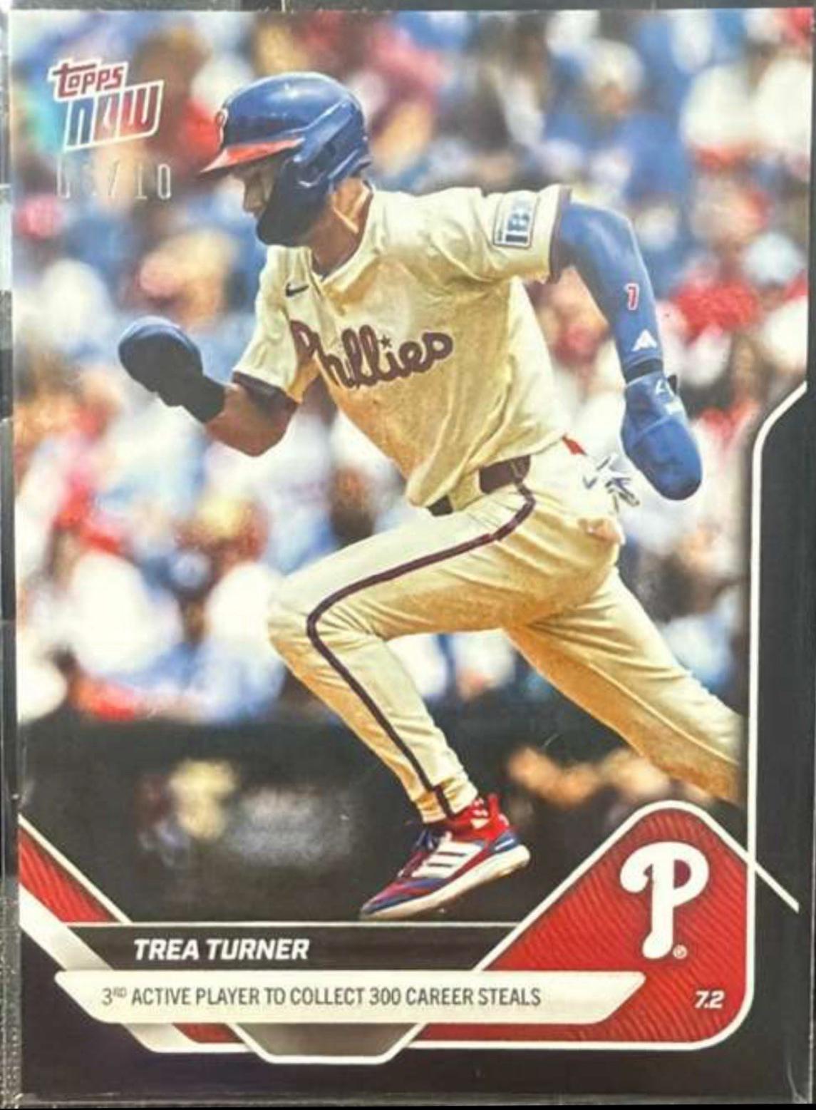 Trea Turner [Black Foil] #376
