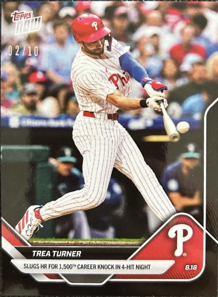 Trea Turner [Black Foil] #571