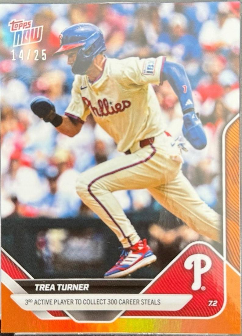 Trea Turner [Orange Foil] #376