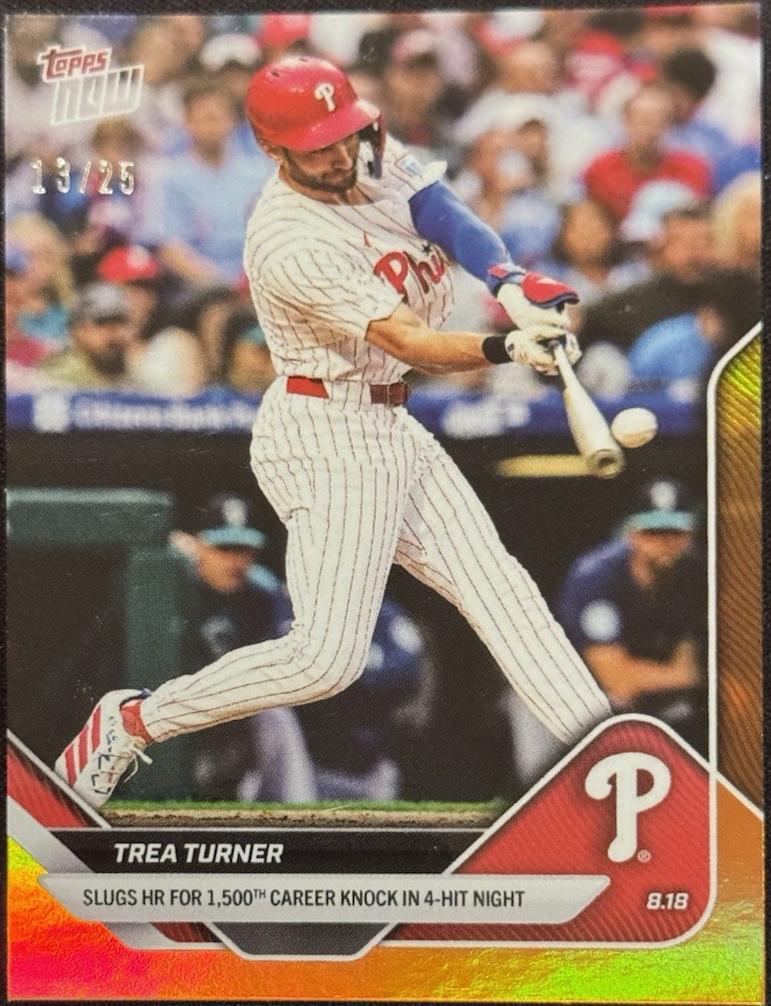 Trea Turner [Orange Foil] #571