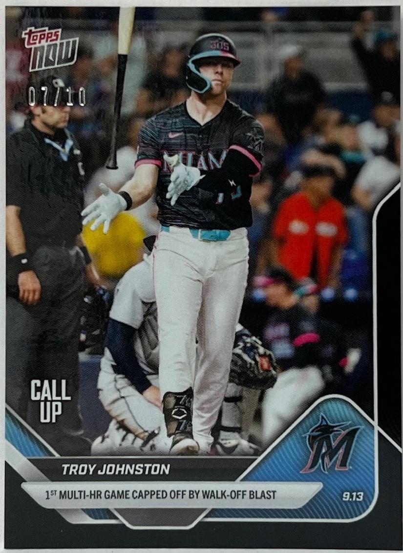 Troy Johnston [Black Foil] #706
