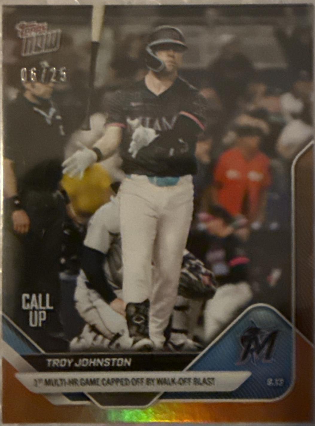 Troy Johnston [Orange Foil] #706