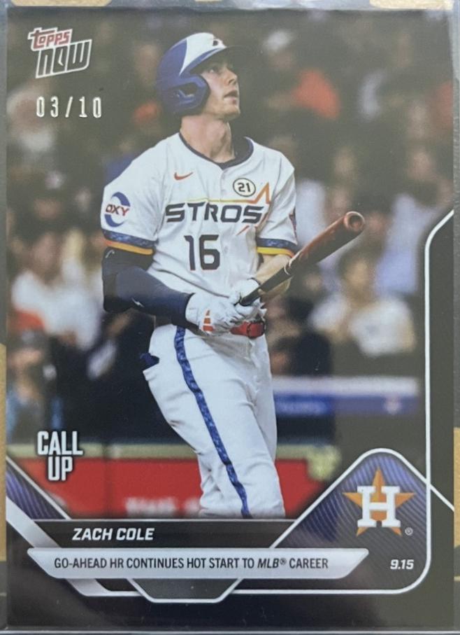 Zach Cole [Black Foil] #718