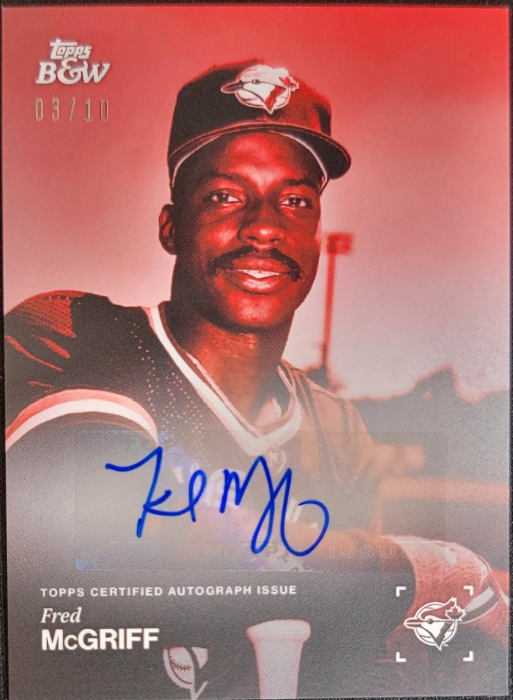 Fred McGriff [Red Autograph] #119