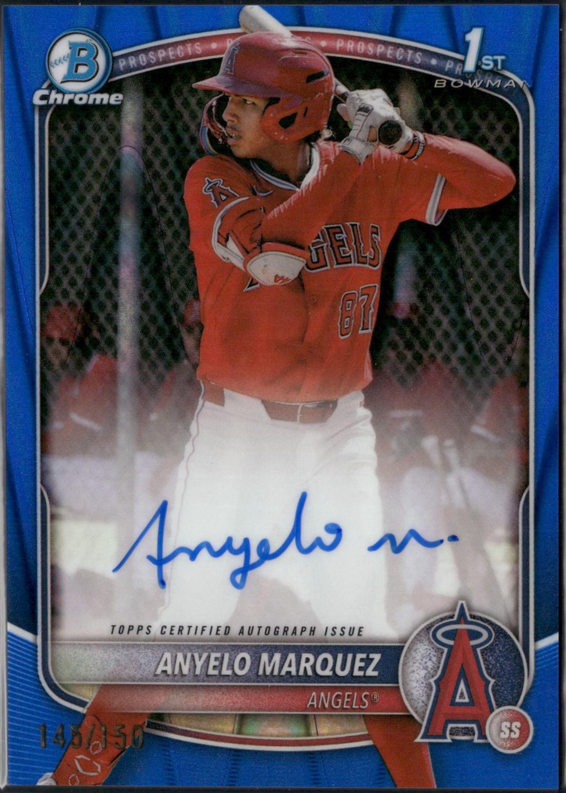 Anyelo Marquez [Blue RayWave Refractor] #CPA-AM