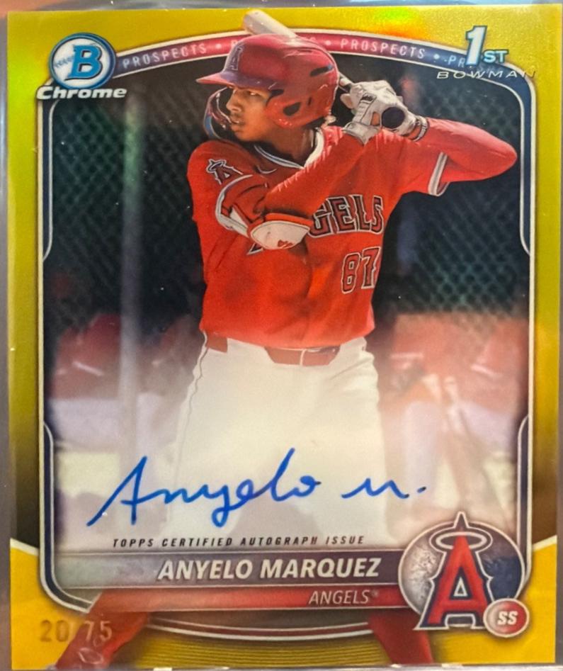 Anyelo Marquez [Yellow Refractor] #CPA-AM