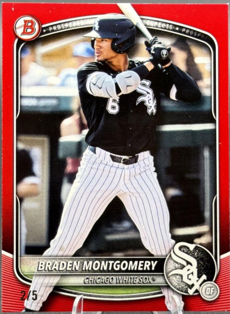 Braden Montgomery [Red Refractor] #BDC-18