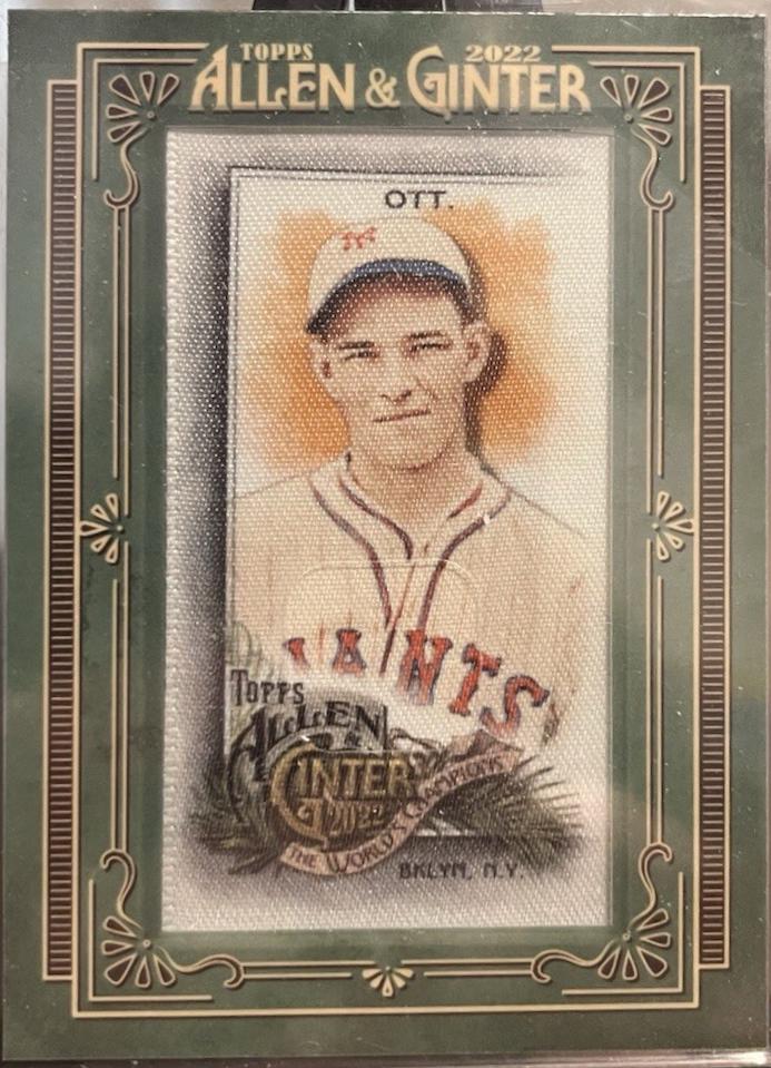 Mel Ott [Mini Framed Cloth] #109