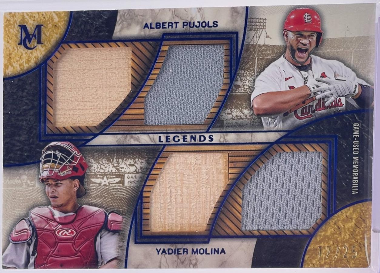 Yadier Molina / Albert Pujols [Sapphire] #DPQRL-PM