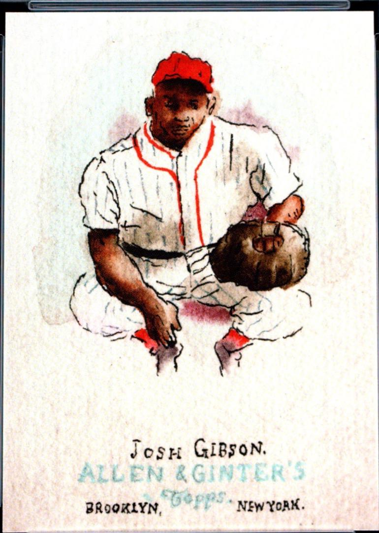 Josh Gibson [Paint Splatter Back] #85