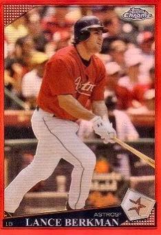 Lance Berkman [Red Refractor] #133