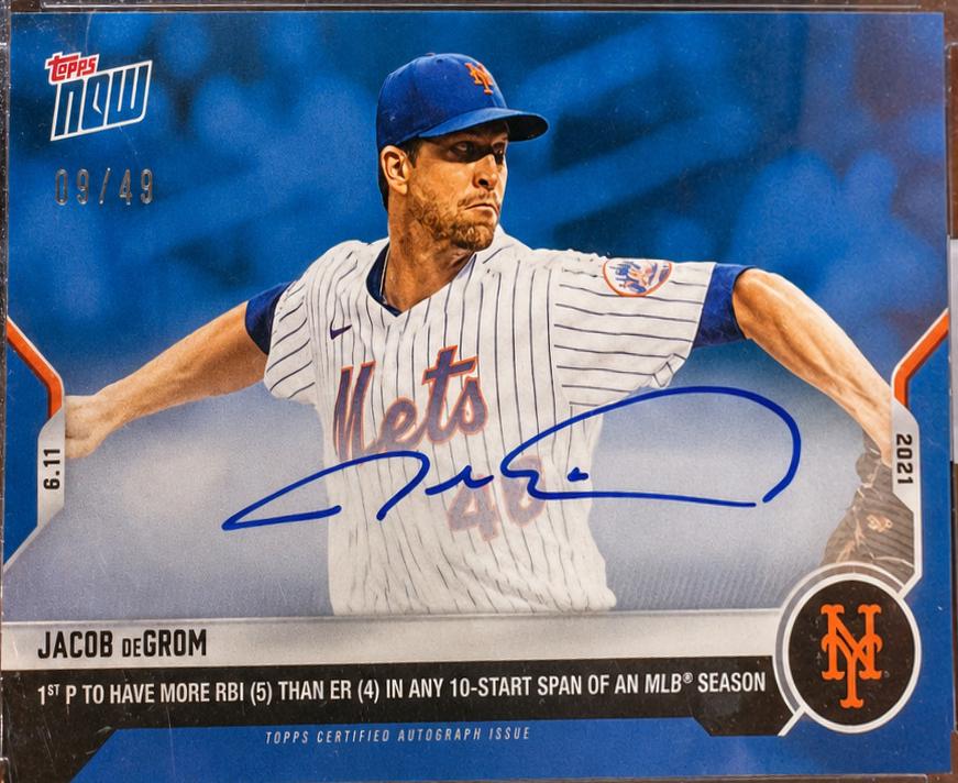 Jacob deGrom [Autograph] #340B