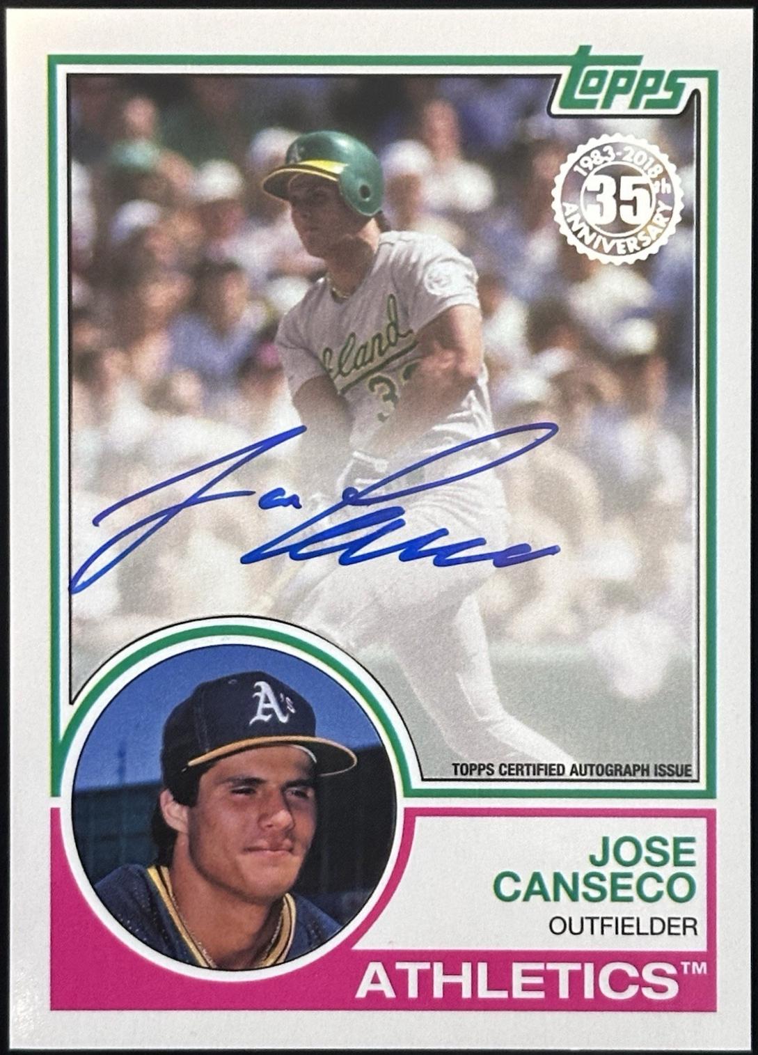 Jose Canseco #JCA