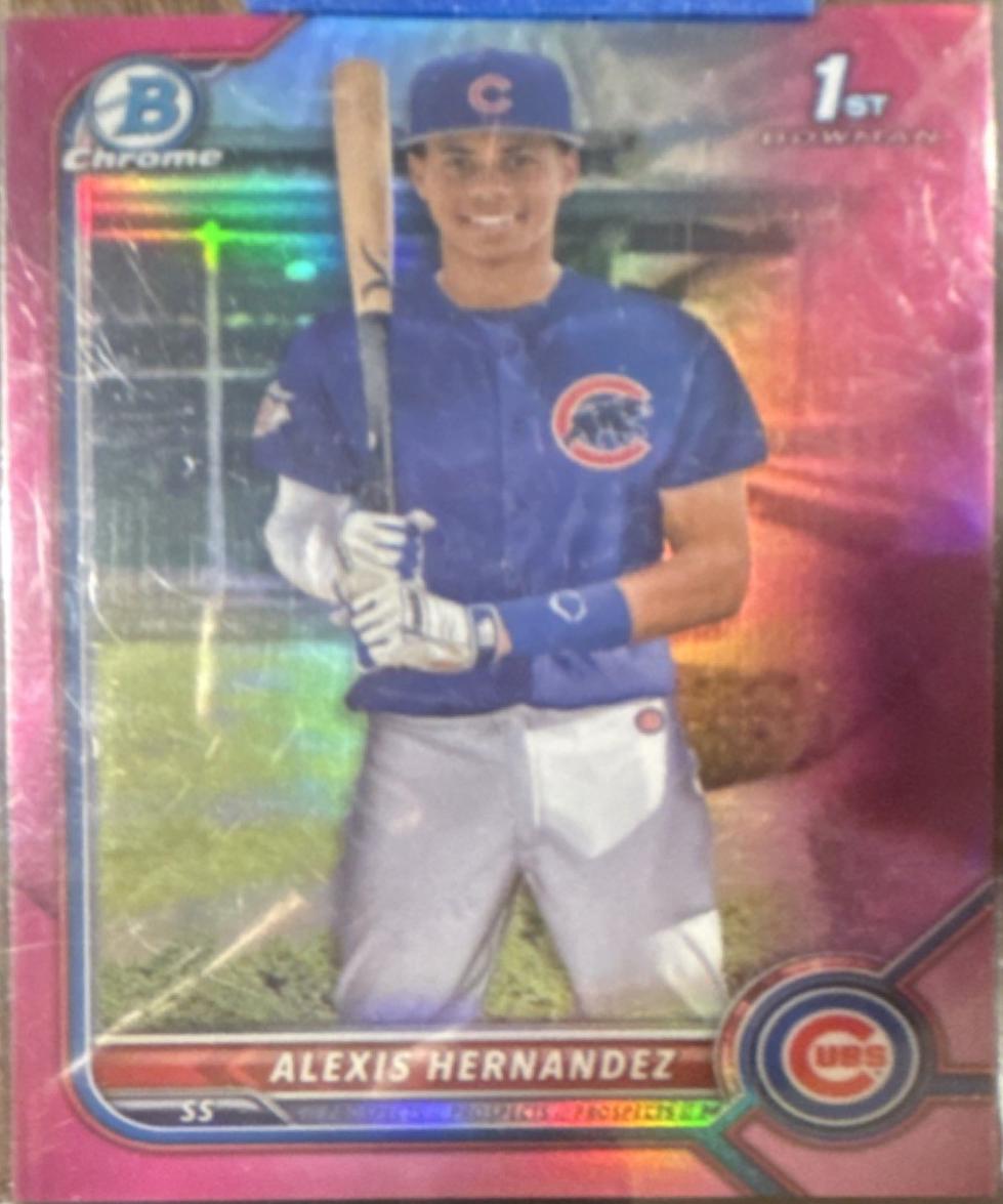 Alexis Hernandez [Fuchsia Pink Shimmer Refractor] #BCP-172