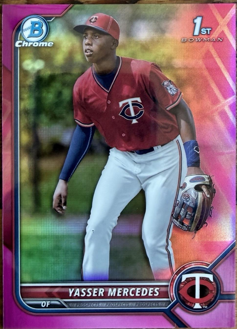 Yasser Mercedes [Fuchsia Pink Shimmer Refractor] #BCP-171