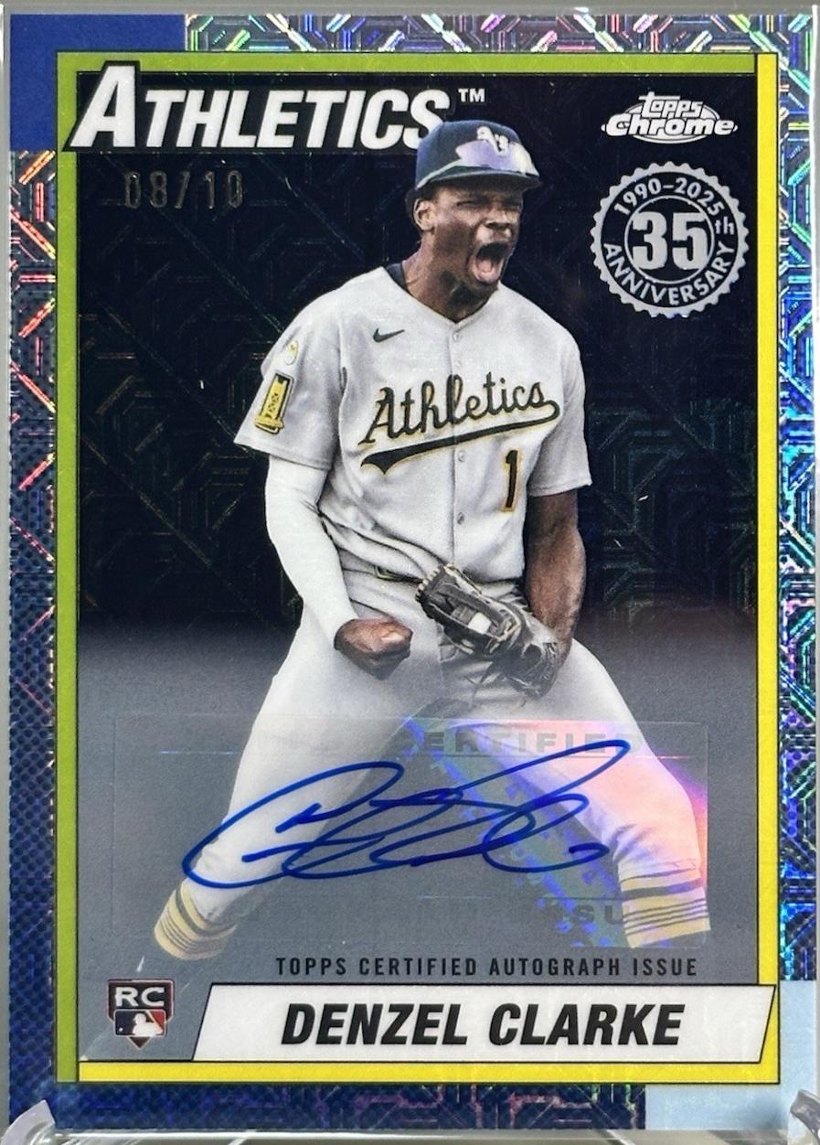 Denzel Clarke [Black Autograph] #U90C-9
