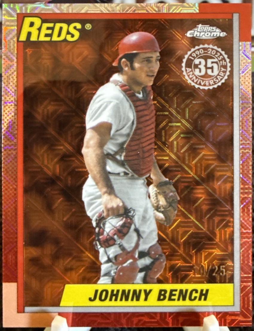Johnny Bench [Red Autograph] #U90C-34