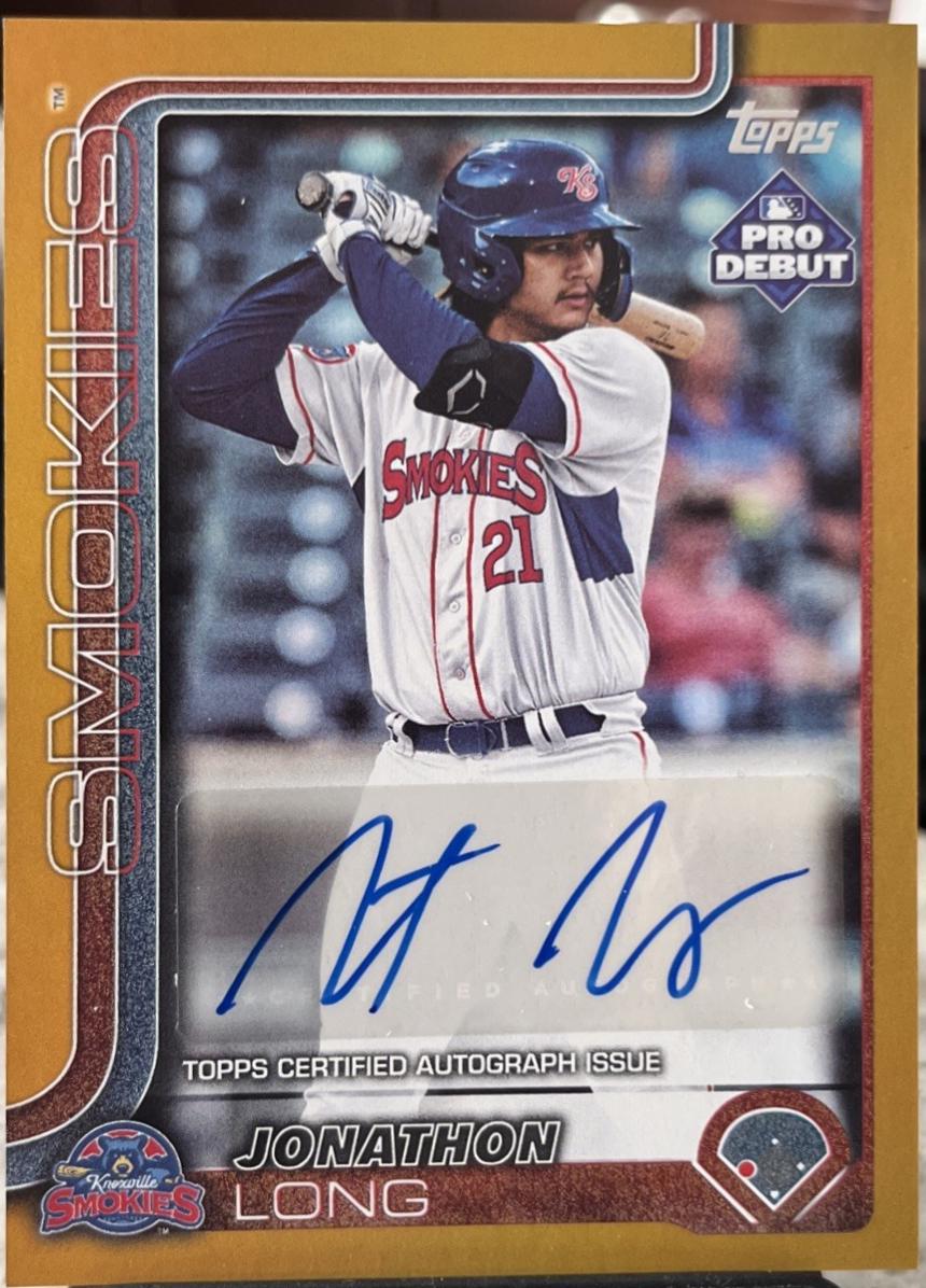 Jonathon Long [Gold Autograph] #PD-162
