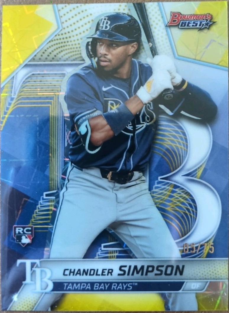 Chandler Simpson [Yellow Lazer Refractor] #66