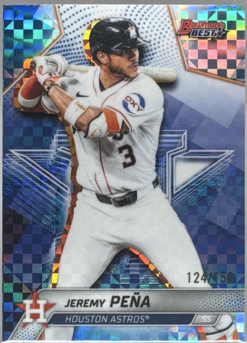 Jeremy Pena [Blue X-Fractor] #34