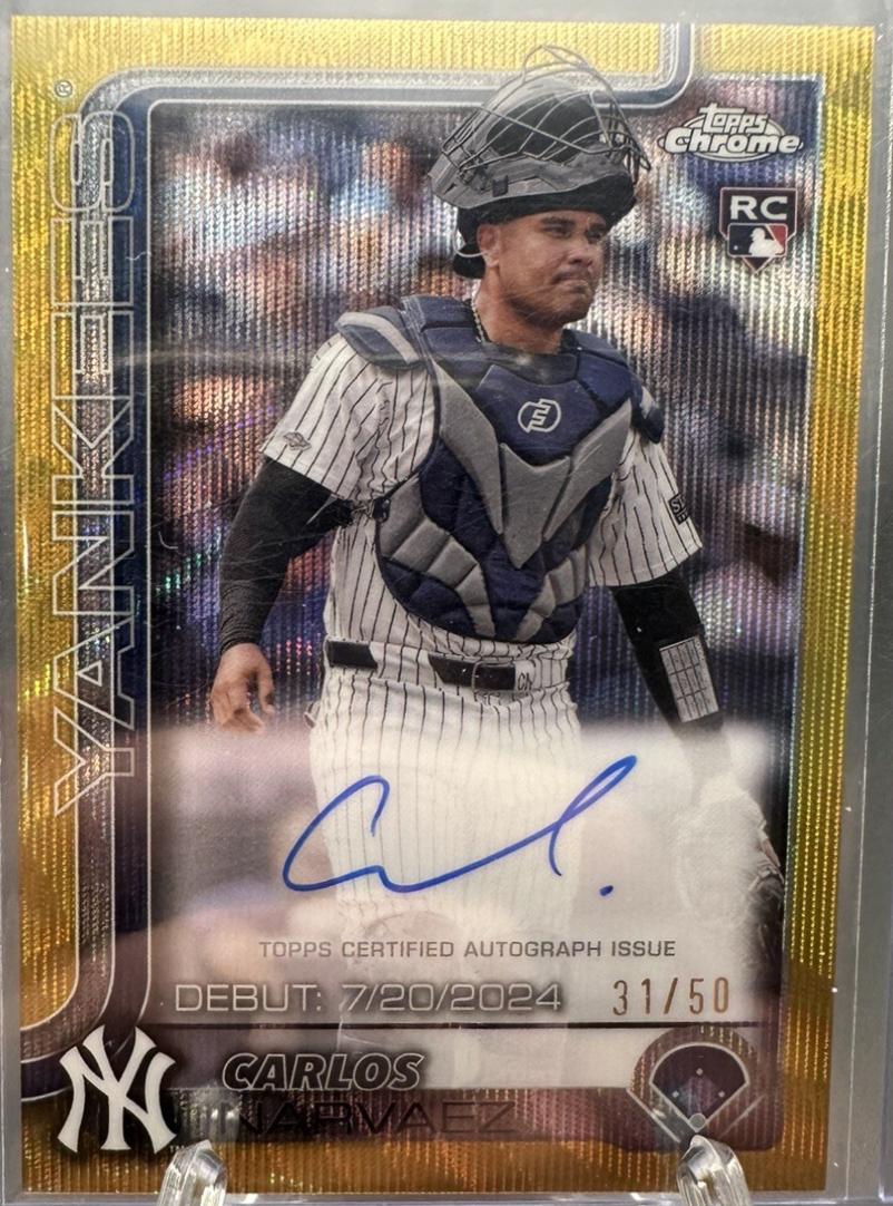 Carlos Narvaez [Gold Wave Refractor] #CRDA-CN