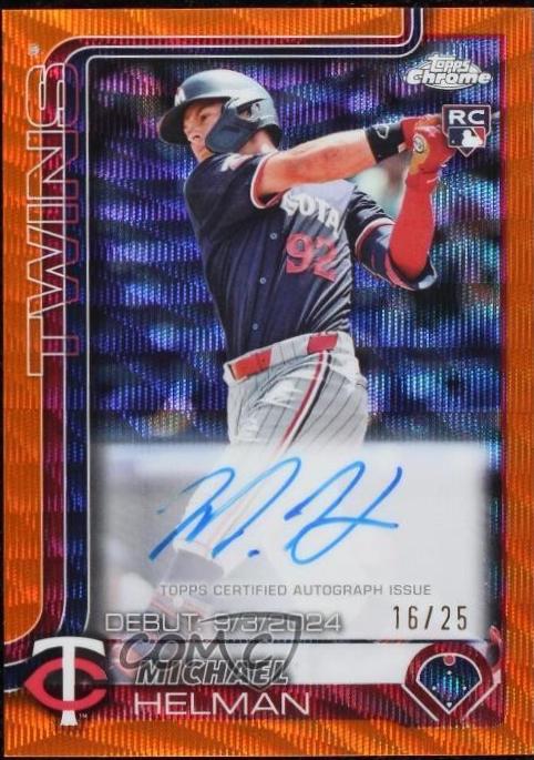 Michael Helman [Orange Wave Refractor] #CRDA-MH