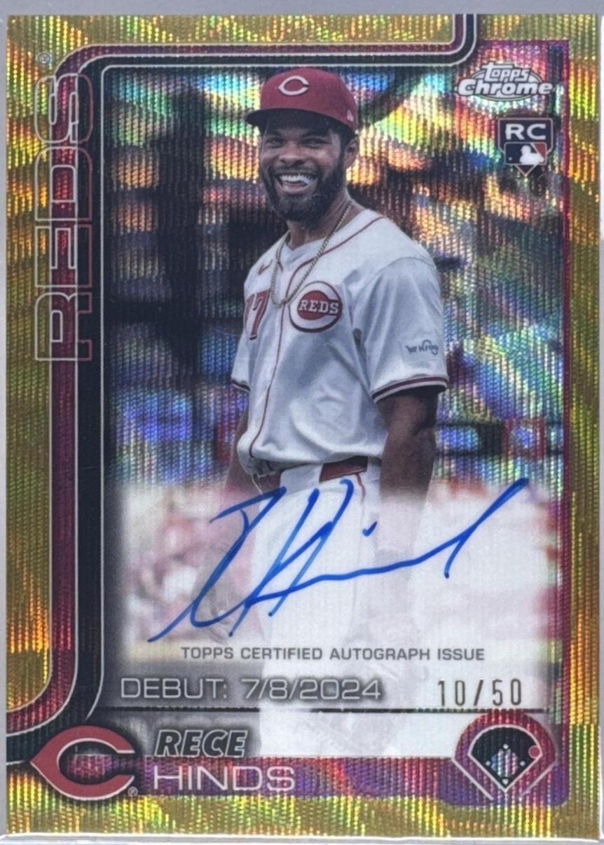 Rece Hinds [Gold Wave Refractor] #CRDA-RH