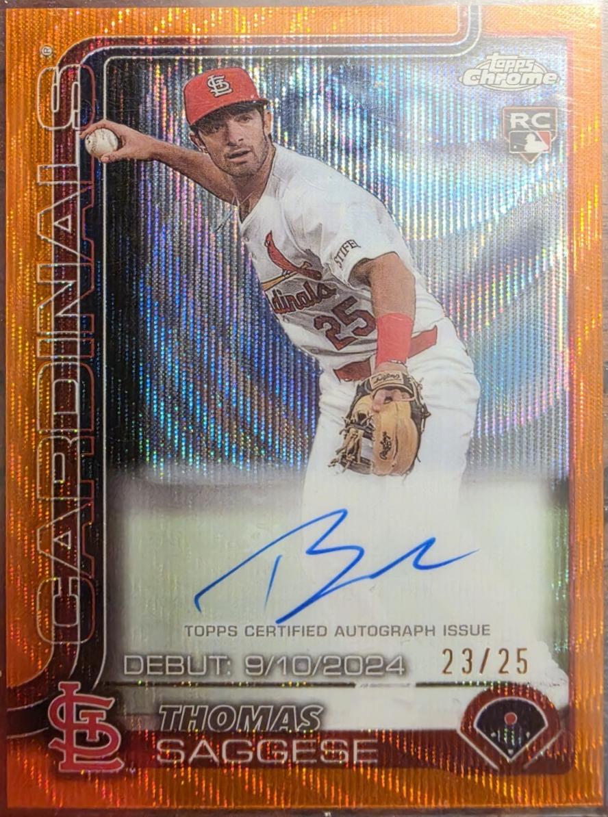 Thomas Saggese [Orange Wave Refractor] #CRDA-TSA