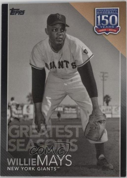 Willie Mays [Black] #150-77