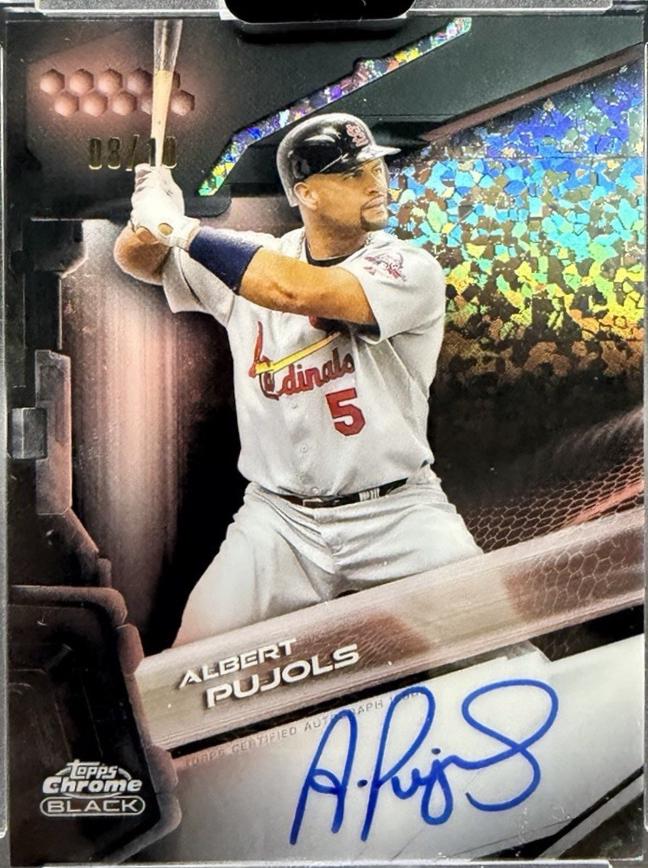Albert Pujols [Rose Gold Mini-Diamond Refractor] #CBA-AP